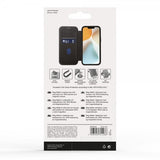 Vivanco iPhone 16e/17e Etui Mag Wallet Svart