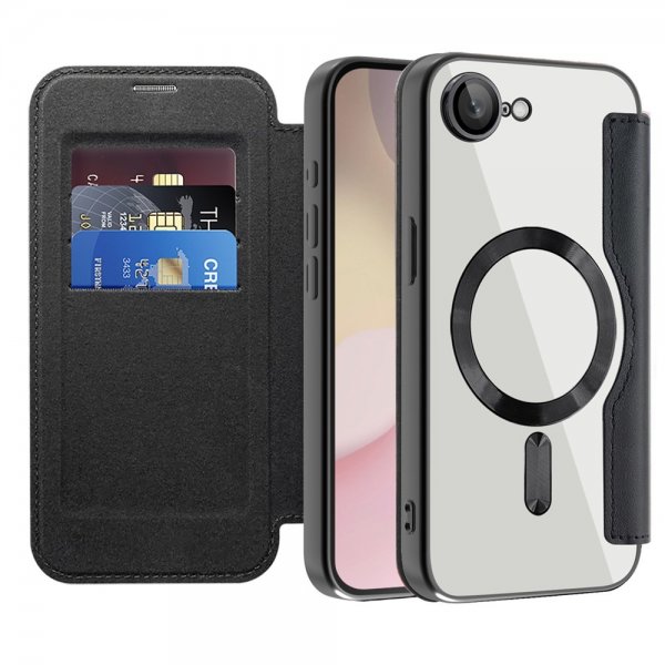 iPhone 16e/17e Etui MagSafe Svart