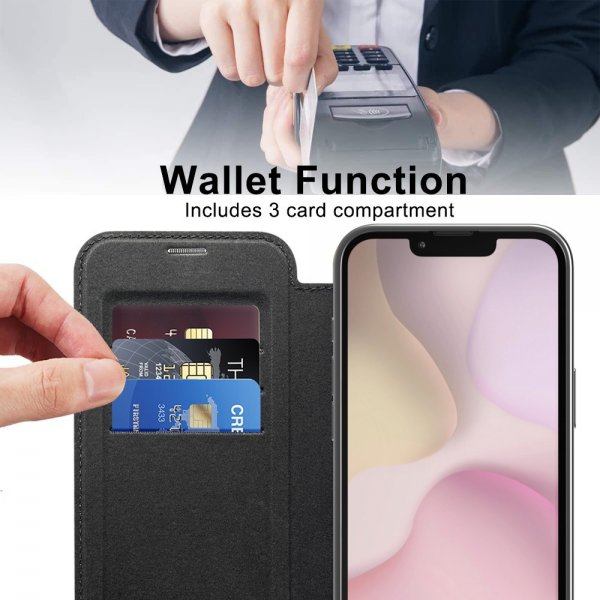 iPhone 16e/17e Etui MagSafe Svart