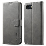Lc.Imeeke iPhone 16e/17e Etui med Kortlomme stativfunksjon Grå