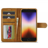 Lc.Imeeke iPhone 16e/17e Etui med Kortlomme stativfunksjon Lysebrun