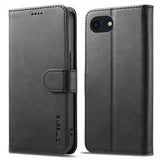 Lc.Imeeke iPhone 16e/17e Etui med Kortlomme stativfunksjon Svart