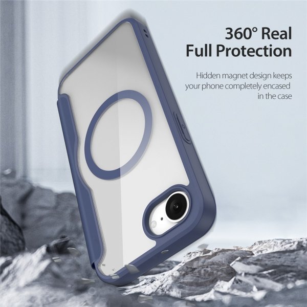 Dux Ducis iPhone 16e/17e Etui Skin X Pro Series MagSafe Blå