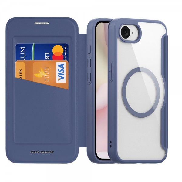 Dux Ducis iPhone 16e/17e Etui Skin X Pro Series MagSafe Blå