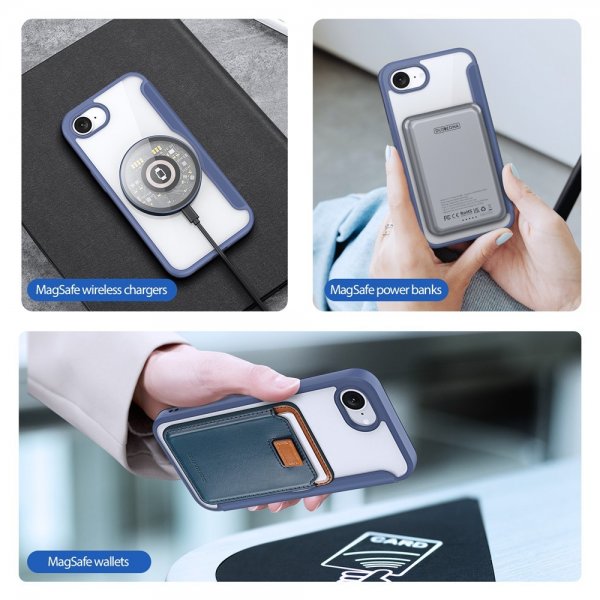 Dux Ducis iPhone 16e/17e Etui Skin X Pro Series MagSafe Blå