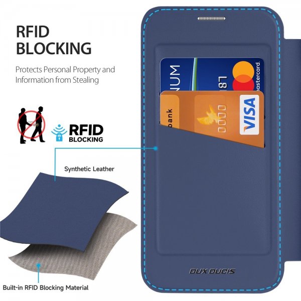 Dux Ducis iPhone 16e/17e Etui Skin X Pro Series MagSafe Blå