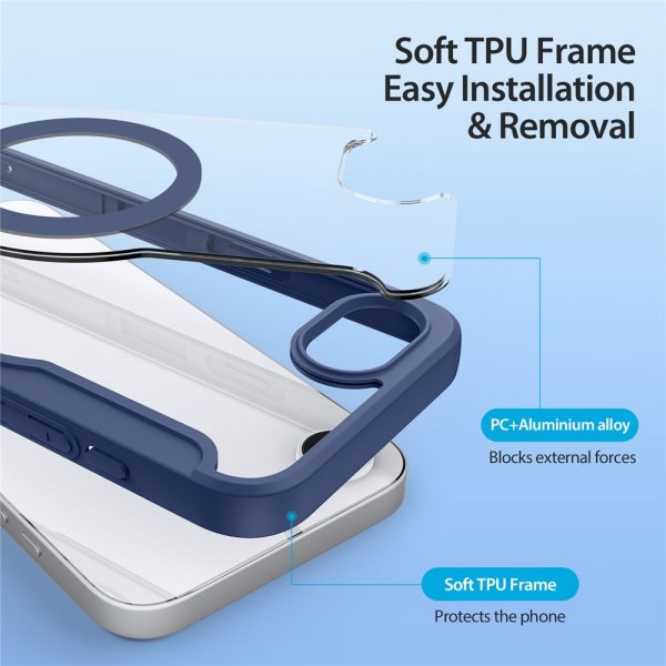 Dux Ducis iPhone 16e/17e Etui Skin X Pro Series MagSafe Blå