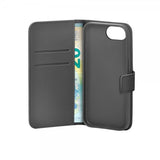 Puro iPhone 16e/17e Etui Wallet Stand Svart