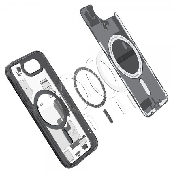 Spigen iPhone 16e/iPhone 17e Deksel Ultra Hybrid Zero One MagFit Svart
