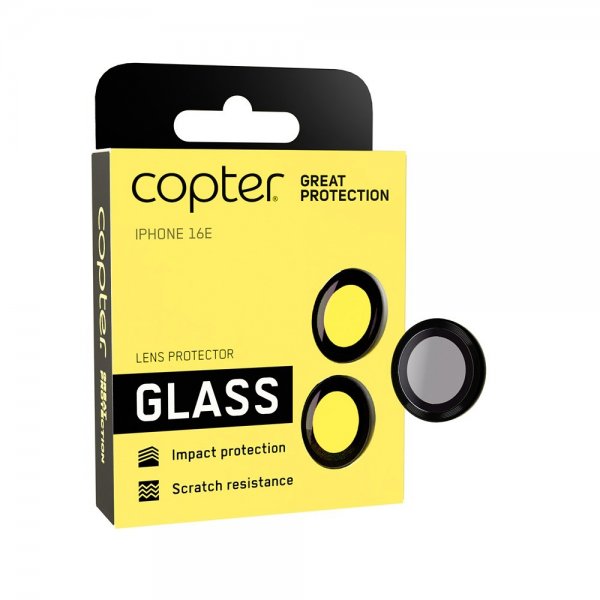 Copter iPhone 16e/17e Kamerabeskytter Exoglass Lens Protector