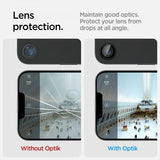 Spigen iPhone 16e/17e Kamerabeskytter GLAS.tR EZ Fit Optik Pro 2-pakning