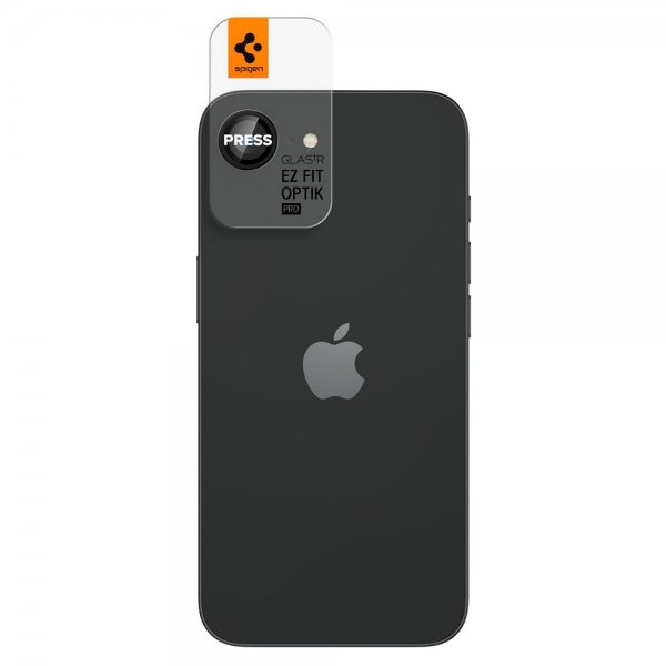 Spigen iPhone 16e/17e Kamerabeskytter GLAS.tR EZ Fit Optik Pro 2-pakning