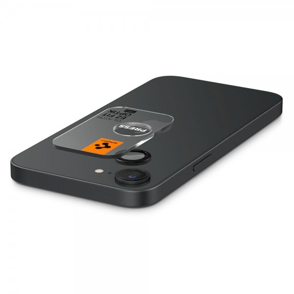 Spigen iPhone 16e/17e Kamerabeskytter GLAS.tR EZ Fit Optik Pro 2-pakning