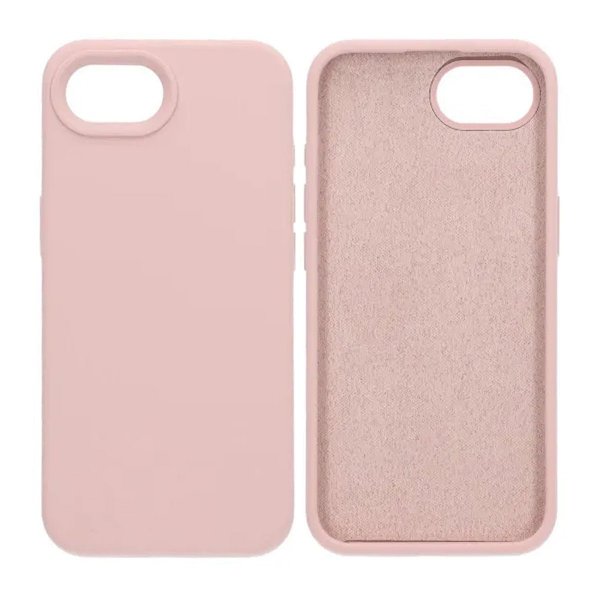 iPhone 16e/17e Deksel Silikon Rosa