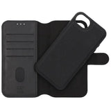 Rvelon iPhone 16e/17e Etui Detachable Wallet Case Svart