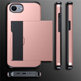 iPhone 16e/17e Deksel Card Slide Rosegull
