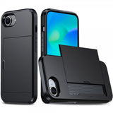iPhone 16e/17e Deksel Card Slide Svart