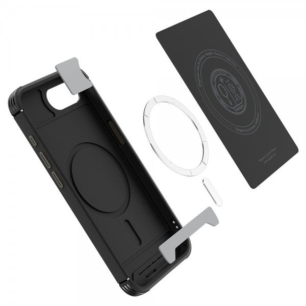 Spigen iPhone 16e/17e Deksel Core Armor MagFit Matte Black