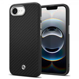 Spigen iPhone 16e/17e Deksel Enzo Aramid MagFit Matte Black