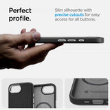 Spigen iPhone 16e/17e Deksel Enzo Aramid MagFit Matte Black