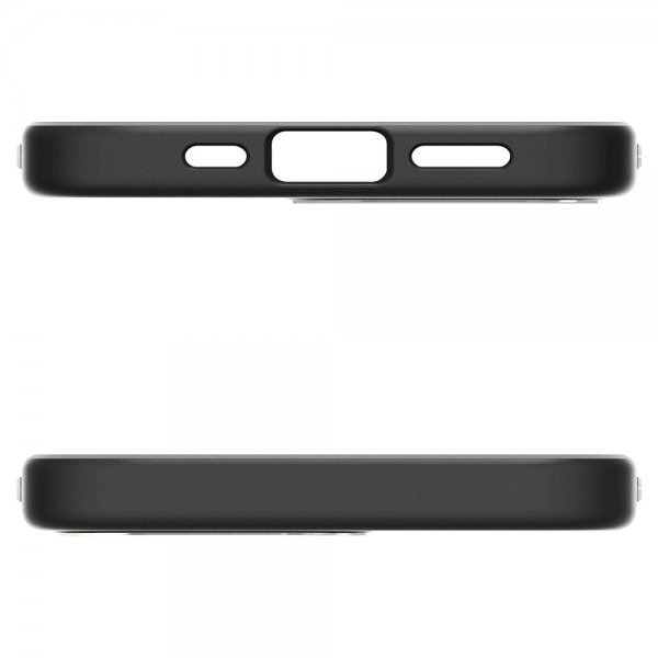 Spigen iPhone 16e/17e Deksel Enzo Aramid MagFit Matte Black
