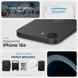 Spigen iPhone 16e/17e Deksel Liquid Crystal MagFit Clear White