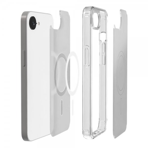 Puro iPhone 16e/17e Deksel LITE MAG Transparent