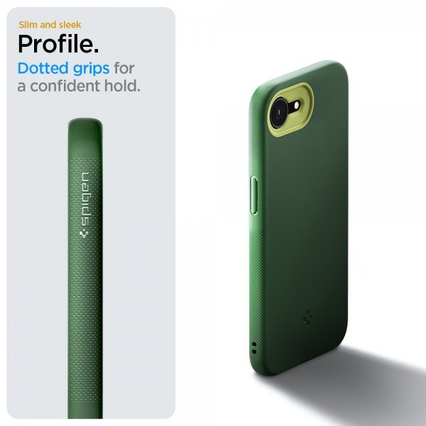 Spigen iPhone 16e/17e Deksel Nano Pop MagFit Avo Green