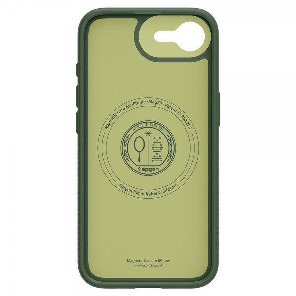 Spigen iPhone 16e/17e Deksel Nano Pop MagFit Avo Green