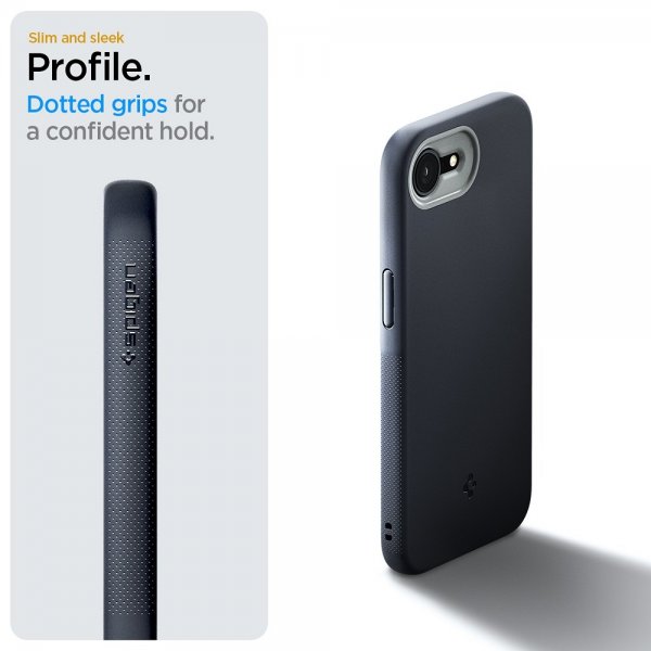 Spigen iPhone 16e/17e Deksel Nano Pop MagFit Black Sesame