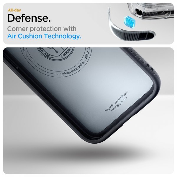 Spigen iPhone 16e/17e Deksel Nano Pop MagFit Black Sesame