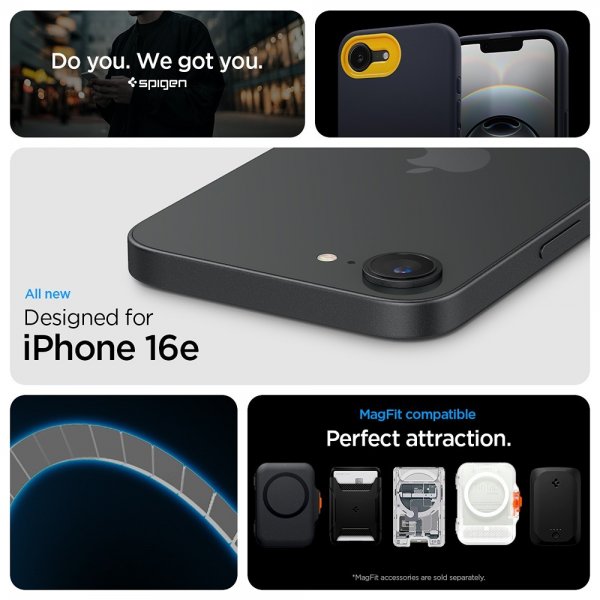 Spigen iPhone 16e/17e Deksel Nano Pop MagFit Blueberry Navy