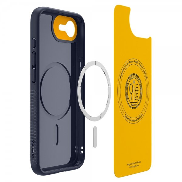 Spigen iPhone 16e/17e Deksel Nano Pop MagFit Blueberry Navy