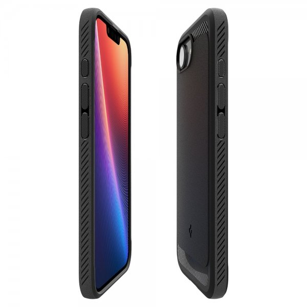 Spigen iPhone 16e/17e Deksel Rugged Armor MagFit Matte Black