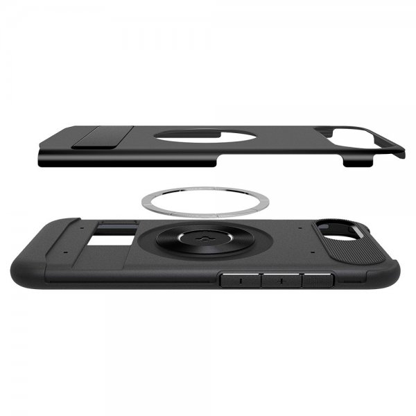 Spigen iPhone 16e/17e Deksel Slim Armor MagFit Svart