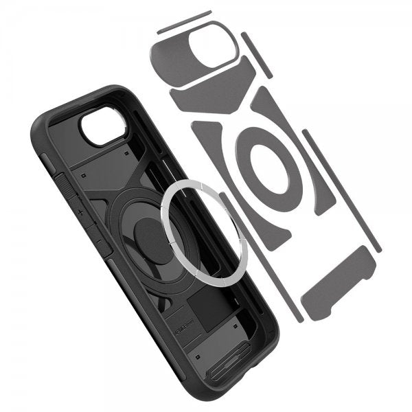 Spigen iPhone 16e/17e Deksel Slim Armor MagFit Svart