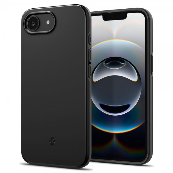 Spigen iPhone 16e/17e Deksel Thin Fit MagFit Svart