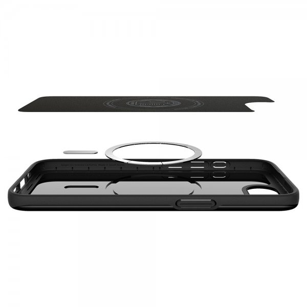 Spigen iPhone 16e/17e Deksel Thin Fit MagFit Svart