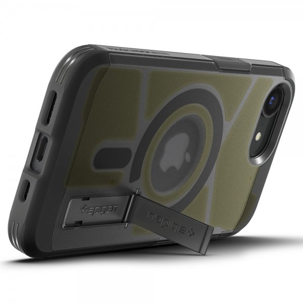 Spigen iPhone 16e/17e Deksel Tough Armor MagFit Frost Black