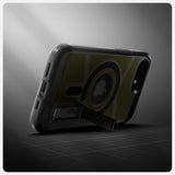 Spigen iPhone 16e/17e Deksel Tough Armor MagFit Frost Black