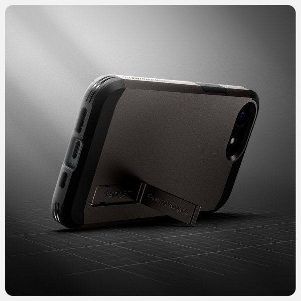 Spigen iPhone 16e/17e Deksel Tough Armor MagFit Gunmetal