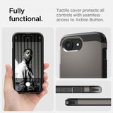 Spigen iPhone 16e/17e Deksel Tough Armor MagFit Gunmetal