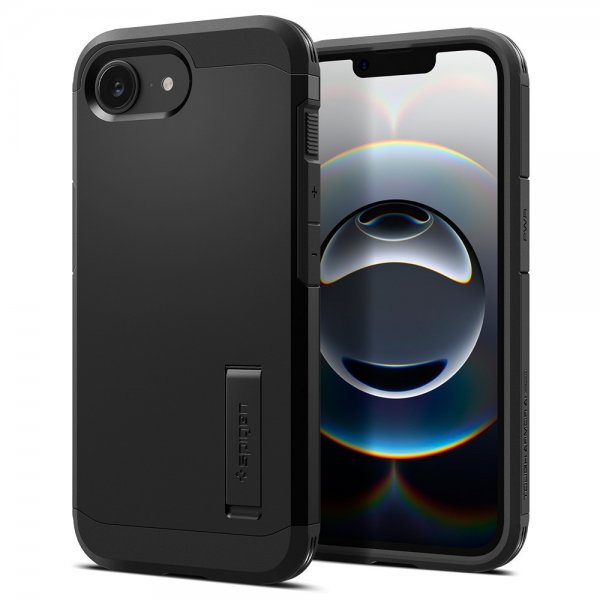 Spigen iPhone 16e/17e Deksel Tough Armor MagFit Svart