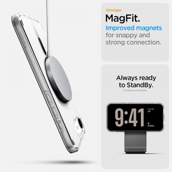 Spigen iPhone 16e/17e Deksel Ultra Hybrid MagFit Carbon Fiber