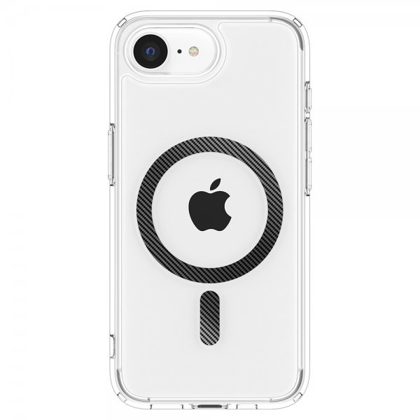 Spigen iPhone 16e/17e Deksel Ultra Hybrid MagFit Carbon Fiber