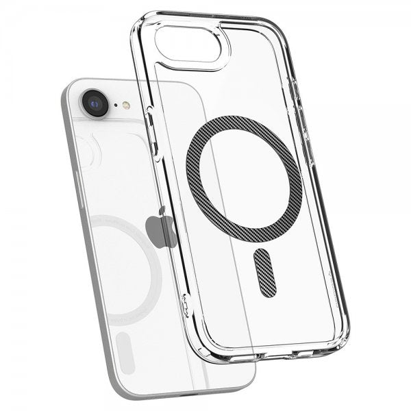 Spigen iPhone 16e/17e Deksel Ultra Hybrid MagFit Carbon Fiber