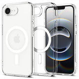 Spigen iPhone 16e/17e Deksel Ultra Hybrid MagFit Clear White