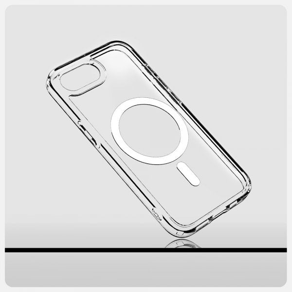 Spigen iPhone 16e/17e Deksel Ultra Hybrid MagFit Clear White