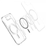 Spigen iPhone 16e/17e Deksel Ultra Hybrid MagFit Clear White