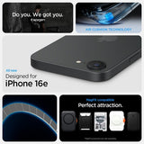 Spigen iPhone 16e/17e Deksel Ultra Hybrid MagFit Frost Black